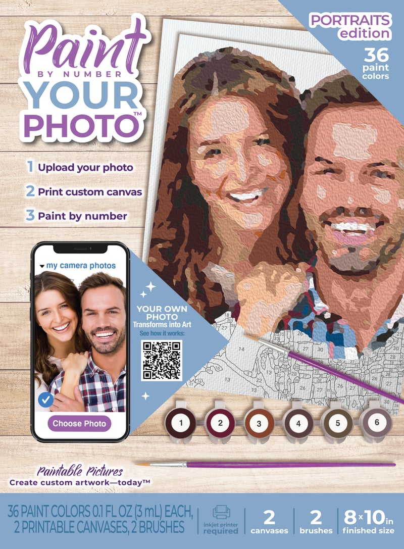 Paint Your Photo by Numbers - Portrait Edition